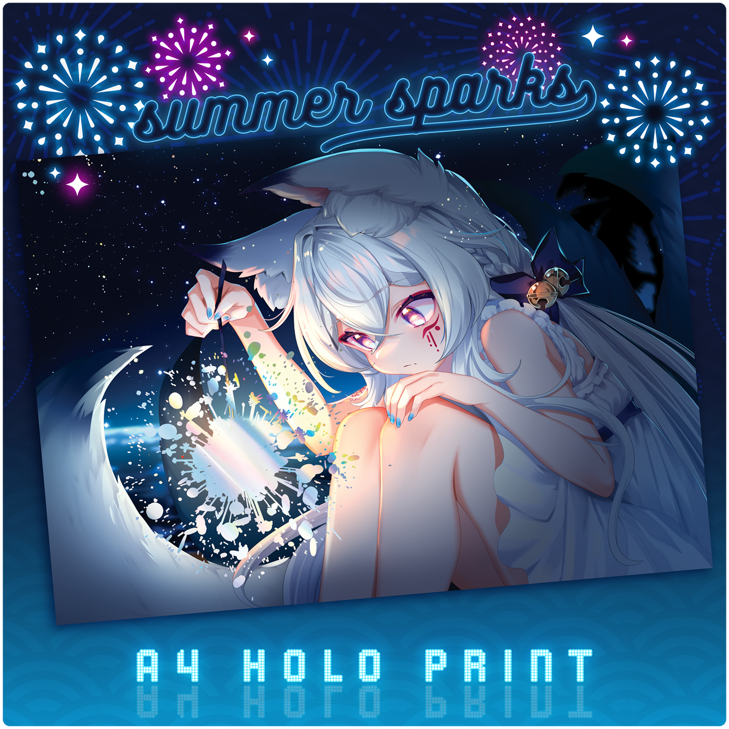 A4 Holographic Print: Summer Sparks