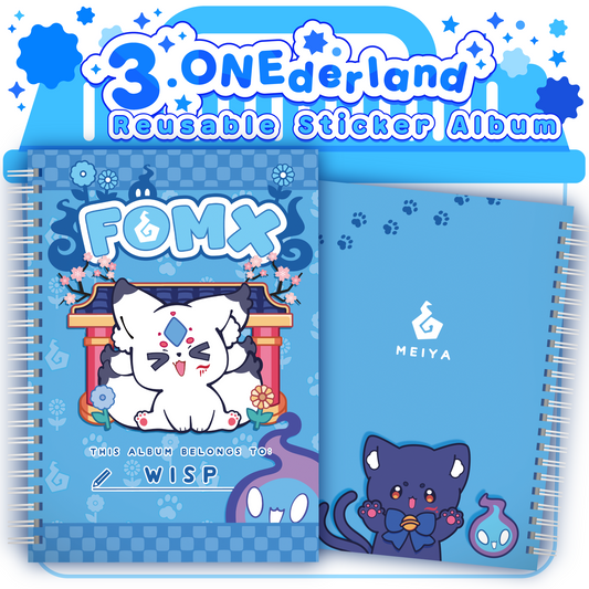 A5 Reusable Sticker Book: FOMX Album
