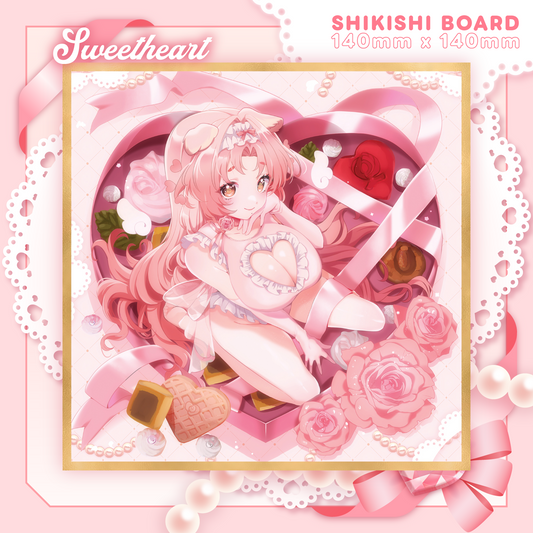 Autographed Shikishi Print: Sweetheart