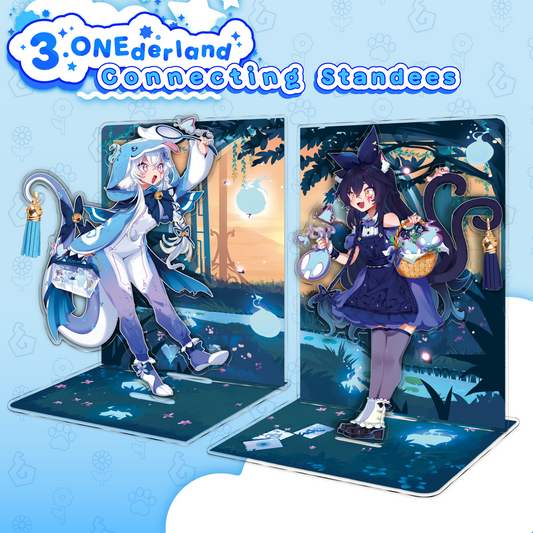 Connecting Diorama Acrylic Standees: In Wonderland