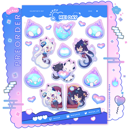 Sticker Sheet: Fomxfire Valentine
