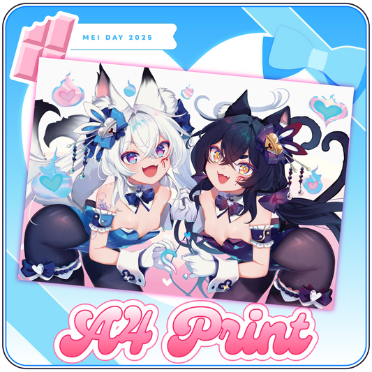 A4 Print: Mei Day Bunnies