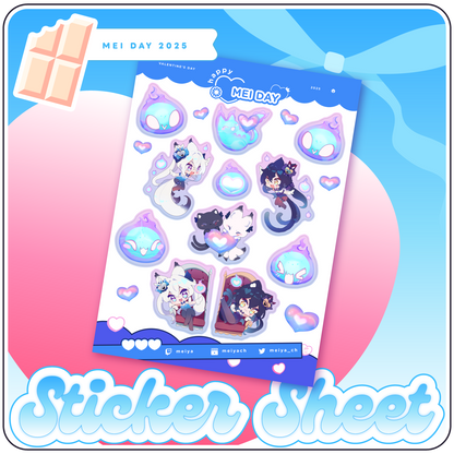 Sticker Sheet: Fomxfire Valentine