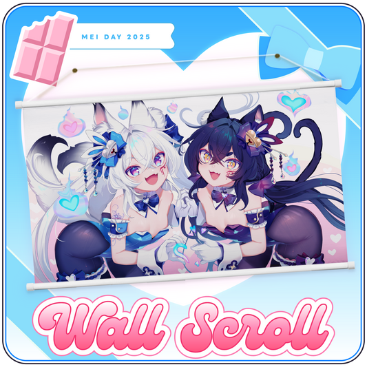 Wall Scroll: Mei Day Bunnies