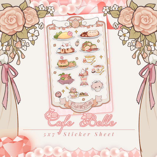 Sticker Sheet: Café Belle