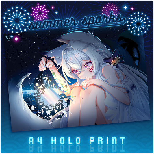 A4 Holographic Print: Summer Sparks