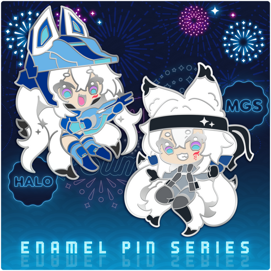 Enamel Pins: Halo & Metal Gear Solid