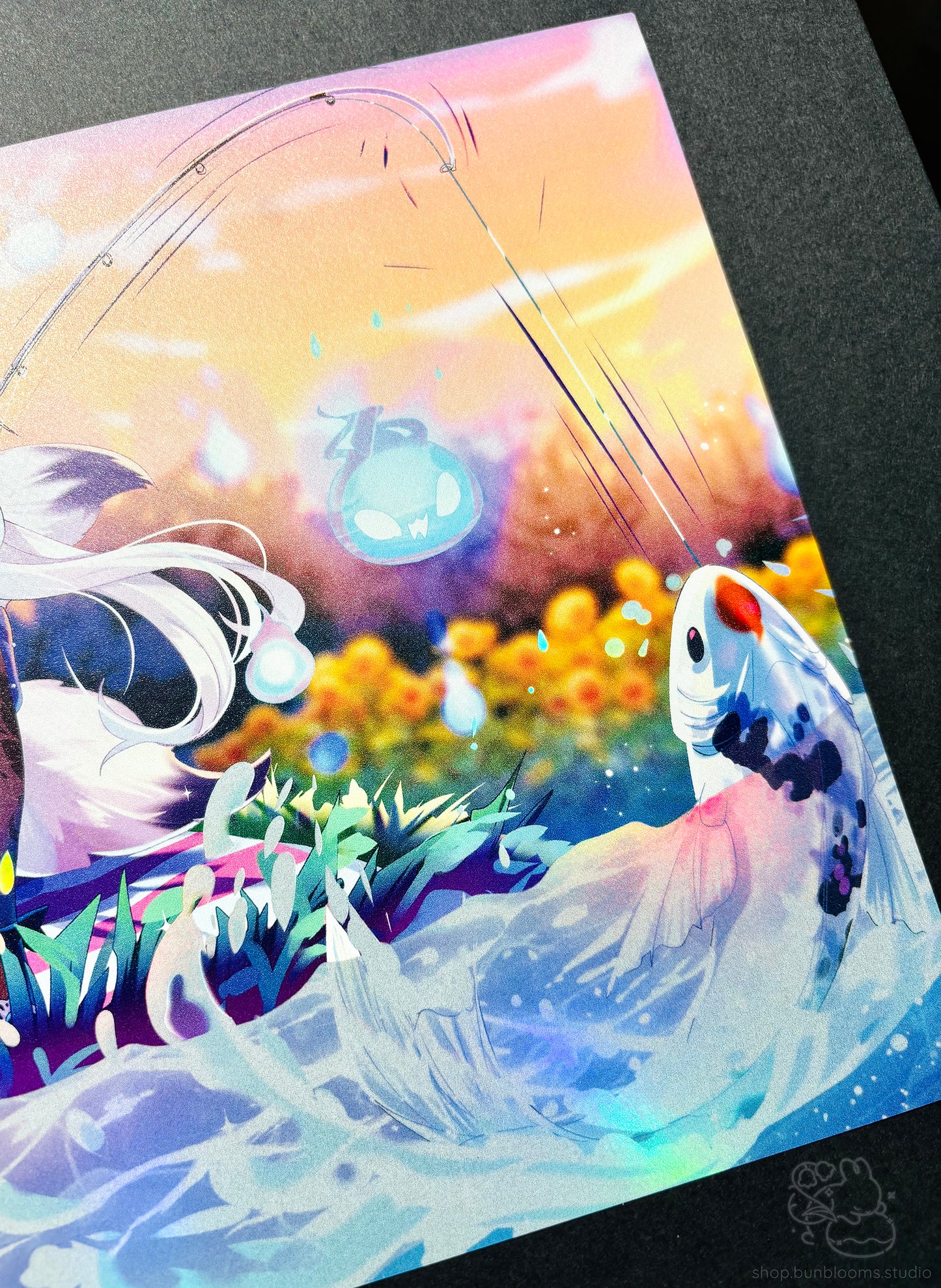 A4 Holographic Print: Gone Fishing