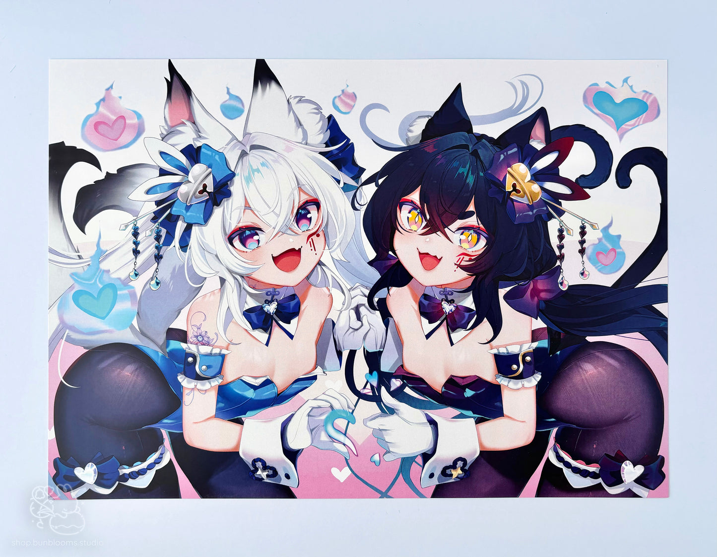 A4 Print: Mei Day Bunnies