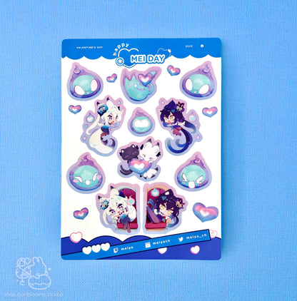 Sticker Sheet: Fomxfire Valentine